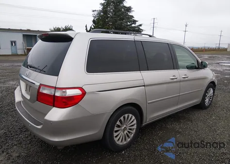 2007 Honda Odyssey Touring z USA, uszkodzony, nr VIN 5FNRL38847B025456